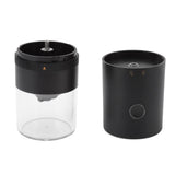 Electric Coffee Grinder USB Charging Black Simple Operation Coffee Bean Grinder for Home Camping Travel 3.7V 13W