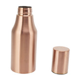 Oil Dispenser Bottle Stainless Steel Drip Proof Design Dustproof Cover Easy Cleaning PP Material Oil Pourer for Kitchen 500ML Rose Gold