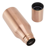 Oil Dispenser Bottle Stainless Steel Drip Proof Design Dustproof Cover Easy Cleaning PP Material Oil Pourer for Kitchen 500ML Rose Gold - Top-Down View