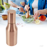Oil Dispenser Bottle Stainless Steel Drip Proof Design Dustproof Cover Easy Cleaning PP Material Oil Pourer for Kitchen 500ML Rose Gold - Extra Image