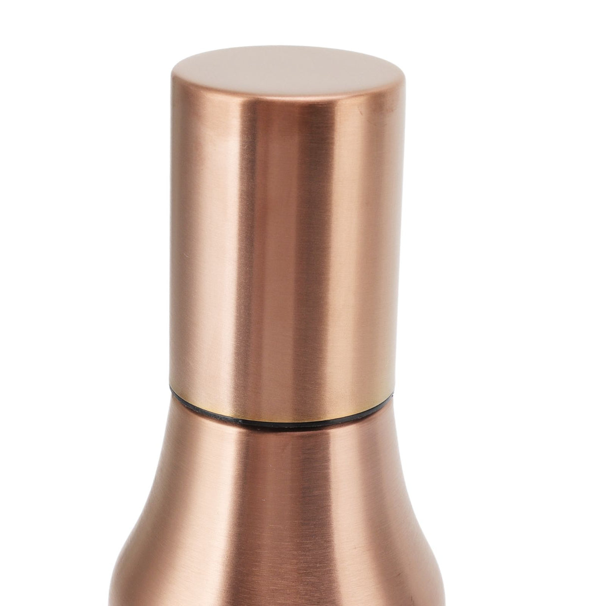 Oil Dispenser Bottle Stainless Steel Drip Proof Design Dustproof Cover Easy Cleaning PP Material Oil Pourer for Kitchen 500ML Rose Gold