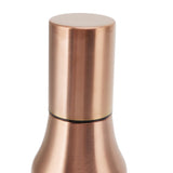 Oil Dispenser Bottle Stainless Steel Drip Proof Design Dustproof Cover Easy Cleaning PP Material Oil Pourer for Kitchen 500ML Rose Gold