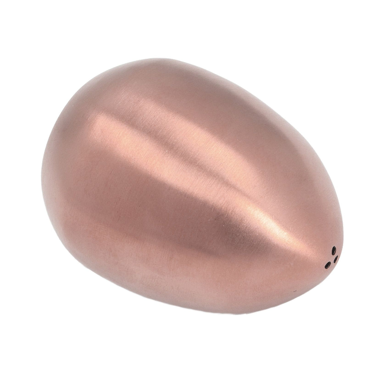 Egg Spice Shaker Stainless Steel Egg Shaped Pepper Shaker for Outdoor Barbecue Restaurant Banquet Party Rose Gold