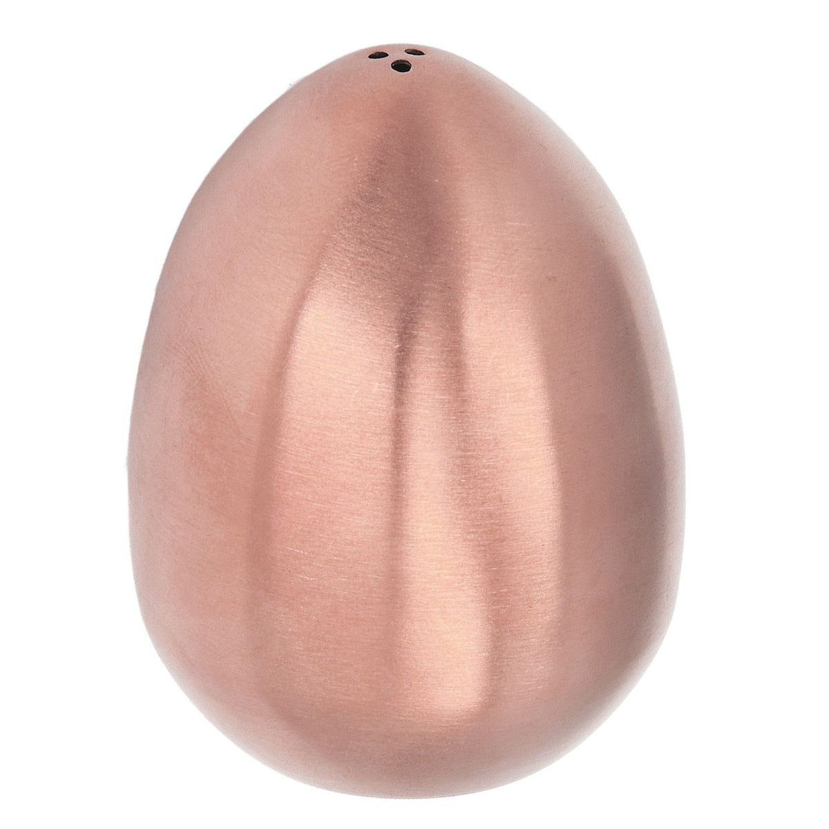 Egg Spice Shaker Stainless Steel Egg Shaped Pepper Shaker for Outdoor Barbecue Restaurant Banquet Party Rose Gold