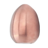 Egg Spice Shaker Stainless Steel Egg Shaped Pepper Shaker for Outdoor Barbecue Restaurant Banquet Party Rose Gold - Rear View