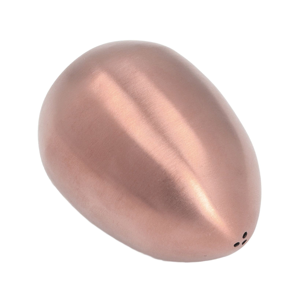 Egg Spice Shaker Stainless Steel Egg Shaped Pepper Shaker for Outdoor Barbecue Restaurant Banquet Party Rose Gold