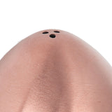 Egg Spice Shaker Stainless Steel Egg Shaped Pepper Shaker for Outdoor Barbecue Restaurant Banquet Party Rose Gold