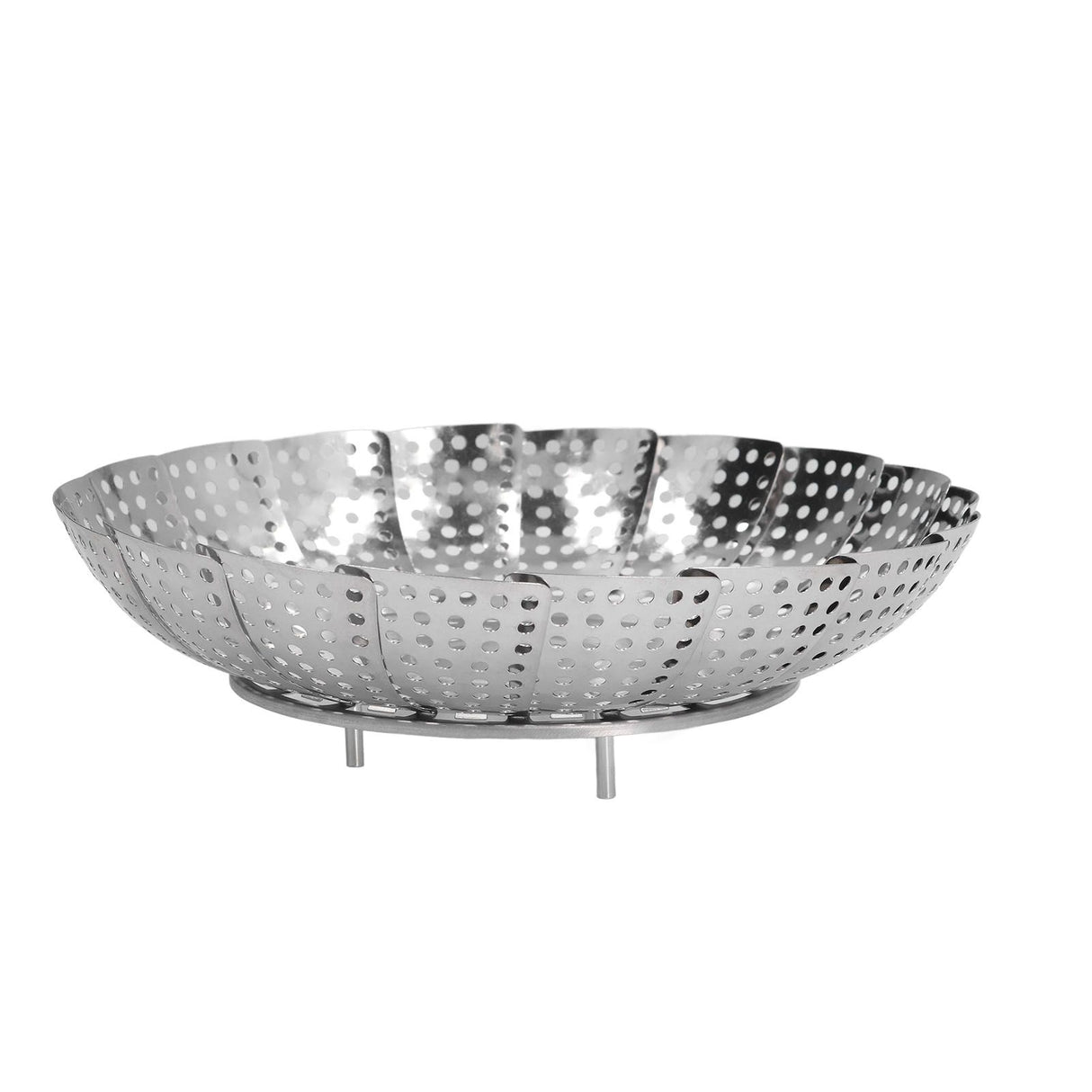 Steaming Plate Detachable Handle Design Retractable Stainless Steel Corrosion Resistant Food Steaming Tray