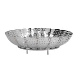 Steaming Plate Detachable Handle Design Retractable Stainless Steel Corrosion Resistant Food Steaming Tray