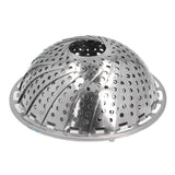 Steaming Plate Detachable Handle Design Retractable Stainless Steel Corrosion Resistant Food Steaming Tray - Extra Image