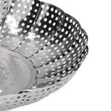 Steaming Plate Detachable Handle Design Retractable Stainless Steel Corrosion Resistant Food Steaming Tray