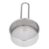 Mini Round Flour Sieve 304 Stainless Steel Fine 40 Mesh Small Professional Flour Strainer for Home Bakeries Cake Shops One Mini Flour Sieve