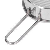 Mini Round Flour Sieve 304 Stainless Steel Fine 40 Mesh Small Professional Flour Strainer for Home Bakeries Cake Shops One Mini Flour Sieve