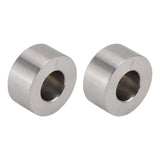 2Pcs Moka Coffee Pot Splashing Proof Cover Anti Rust Stainless Steel Splash Cap Accessory - Top-Down View