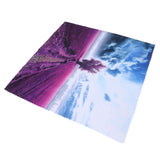 Printed Tablecloth Rectangle Table Cloth TV Cabinet Cover for Kitchen Dining Party Holiday Christmas Red Trees Grass Pattern 140x140cm - Top-Down View