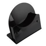 Round Placemat Holder Heat Resistant Easy Cleaning Durable Plastic Nonslip Mat Base for Table Kitchen Black Base