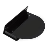 Round Placemat Holder Heat Resistant Easy Cleaning Durable Plastic Nonslip Mat Base for Table Kitchen Black Base
