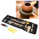 61Pcs Polymer Clay Sculpting Tools Exquisite Versatile Clay Carving Tools with Canvas Bag for Beginners Expert