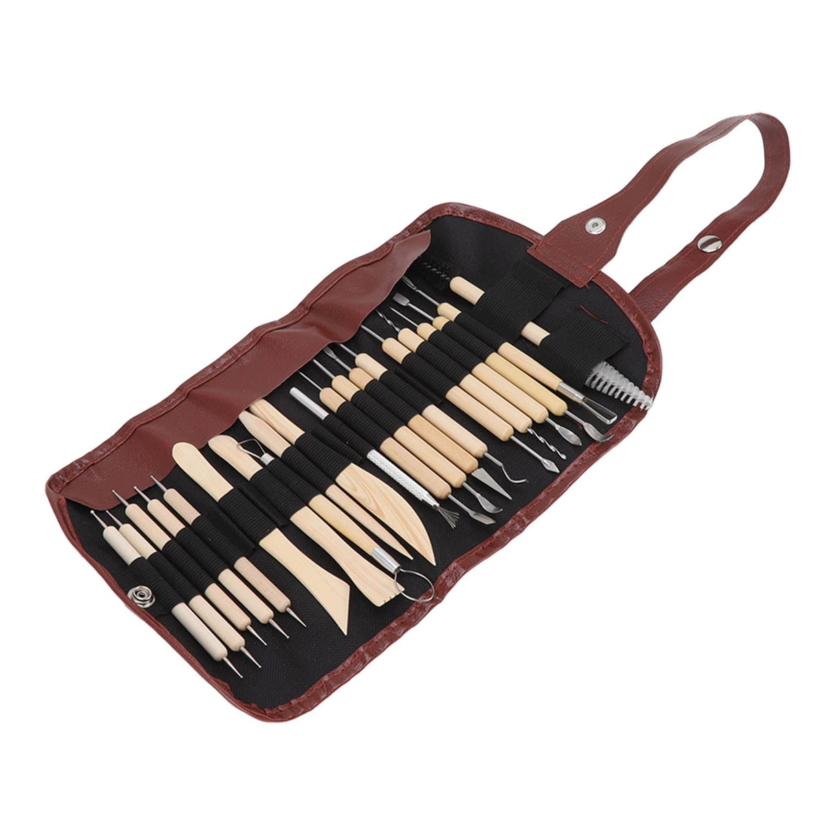 21pcs Polymer Clay Tools Polymer Clay Sculpting Tools with Storage Bag for Beginners Professionals