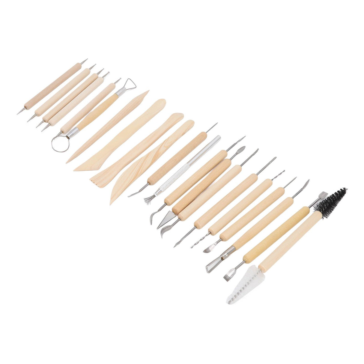 21pcs Polymer Clay Tools Polymer Clay Sculpting Tools with Storage Bag for Beginners Professionals