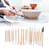 21pcs Polymer Clay Tools Polymer Clay Sculpting Tools with Storage Bag for Beginners Professionals