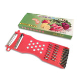 Multipurpose Peeler Vegetable Versatile Grater Kitchen Gadget Household Products Red Mini B(boxed)