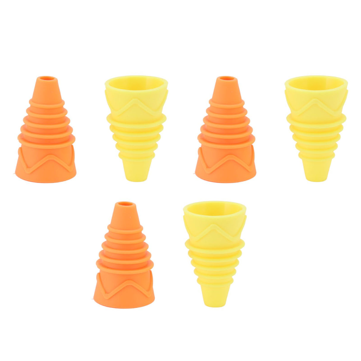 6PCS Fly Trap Funnel Reusable Flexible Silicone Flytrap Funnel Home Garden Kitchen Flytrap for Water Bottles