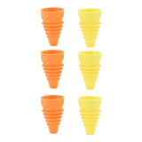 6PCS Fly Trap Funnel Reusable Flexible Silicone Flytrap Funnel Home Garden Kitchen Flytrap for Water Bottles - Low Angle