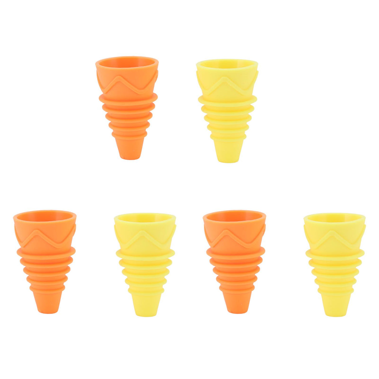 6PCS Fly Trap Funnel Reusable Flexible Silicone Flytrap Funnel Home Garden Kitchen Flytrap for Water Bottles