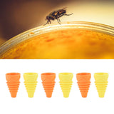 6PCS Fly Trap Funnel Reusable Flexible Silicone Flytrap Funnel Home Garden Kitchen Flytrap for Water Bottles - Extra Image
