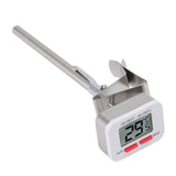 Food Thermometer Regulable Clip Large Display Screen Detachable Stainless Steel White Kitchen Thermometer
