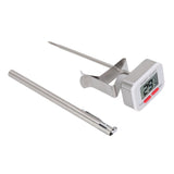 Food Thermometer Regulable Clip Large Display Screen Detachable Stainless Steel White Kitchen Thermometer