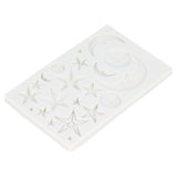 Silicone Fondant Mold Star Moon Face Nonstick Food Grade Silicone Reusable Heat Resistant Odorless Chocolate Molds