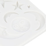 Silicone Fondant Mold Star Moon Face Nonstick Food Grade Silicone Reusable Heat Resistant Odorless Chocolate Molds - Extra Image