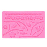 Branch Flowers Silicone Mould Food Grade Materials Various Shapes DIY Cake Silicone Mold for Muffins Fudge Bread Chcolate