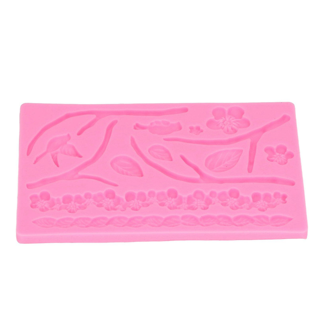 Branch Flowers Silicone Mould Food Grade Materials Various Shapes DIY Cake Silicone Mold for Muffins Fudge Bread Chcolate