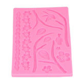 Branch Flowers Silicone Mould Food Grade Materials Various Shapes DIY Cake Silicone Mold for Muffins Fudge Bread Chcolate