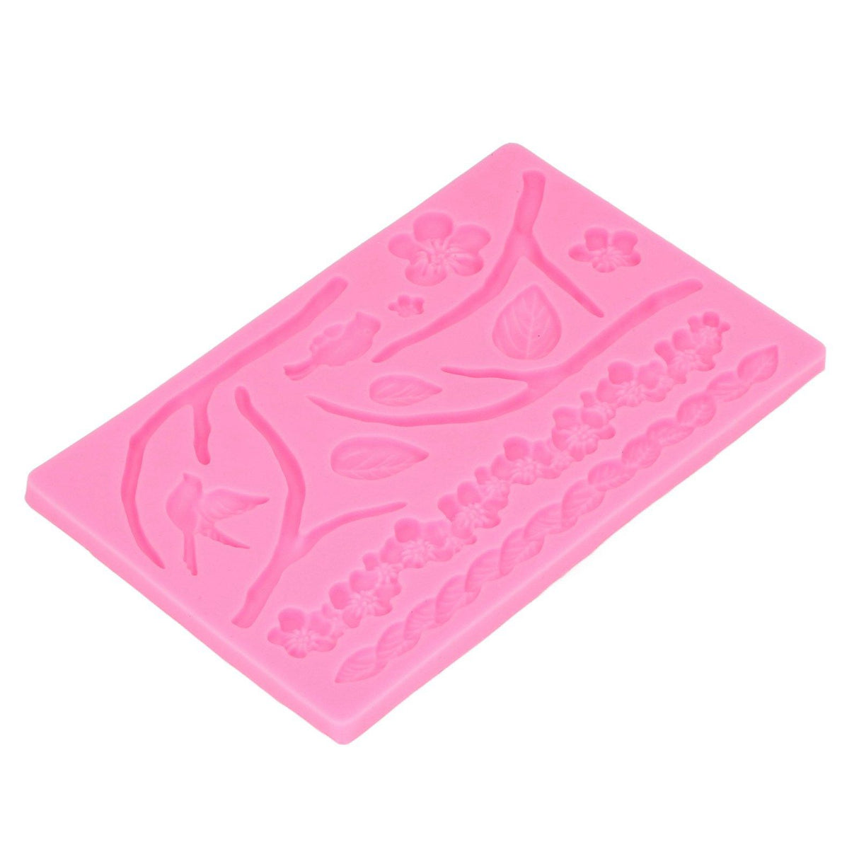 Branch Flowers Silicone Mould Food Grade Materials Various Shapes DIY Cake Silicone Mold for Muffins Fudge Bread Chcolate