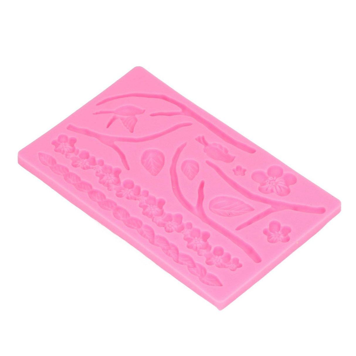 Branch Flowers Silicone Mould Food Grade Materials Various Shapes DIY Cake Silicone Mold for Muffins Fudge Bread Chcolate