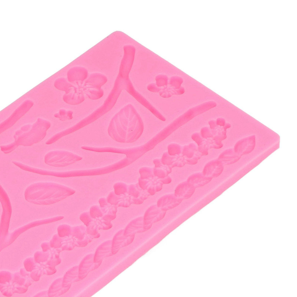 Branch Flowers Silicone Mould Food Grade Materials Various Shapes DIY Cake Silicone Mold for Muffins Fudge Bread Chcolate