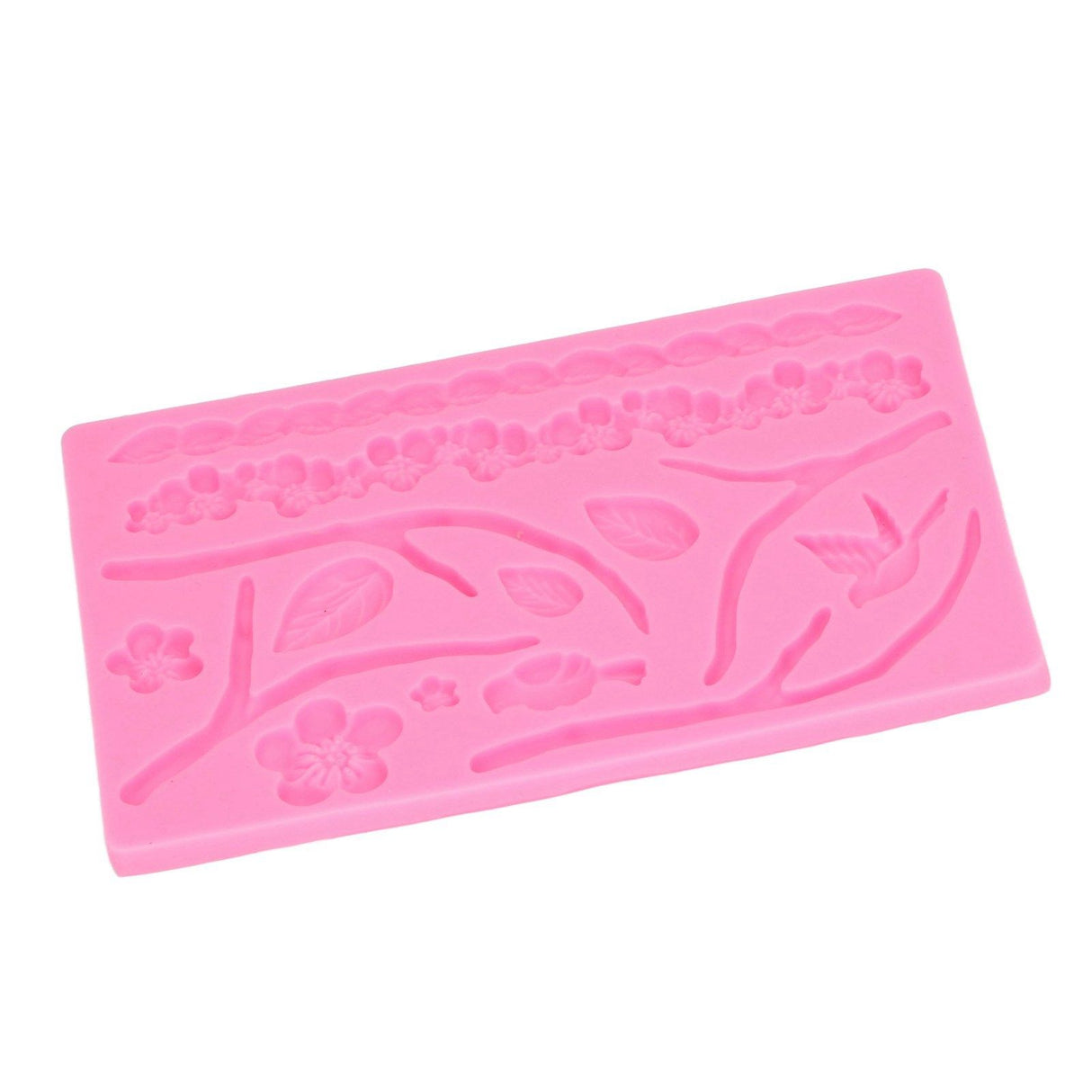 Branch Flowers Silicone Mould Food Grade Materials Various Shapes DIY Cake Silicone Mold for Muffins Fudge Bread Chcolate