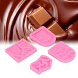 4PCS Enchanted Vintage Fairy Garden Silicone Mold Door Mushroom Flower Pattern Chocolate Molds for Home Bakery - Extra Image