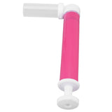 Manual Cake Airbrush DIY Multiple Colors Leakage Proof Plastic Cake Airbrush Pump with Transparent Tank for Cake Rose Red