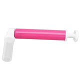 Manual Cake Airbrush DIY Multiple Colors Leakage Proof Plastic Cake Airbrush Pump with Transparent Tank for Cake Rose Red