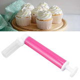Manual Cake Airbrush DIY Multiple Colors Leakage Proof Plastic Cake Airbrush Pump with Transparent Tank for Cake Rose Red - Extra Image