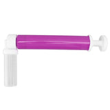 Manual Cake Airbrush DIY Multiple Colors Leakage Proof Plastic Cake Airbrush Pump with Transparent Tank for Cake Purple