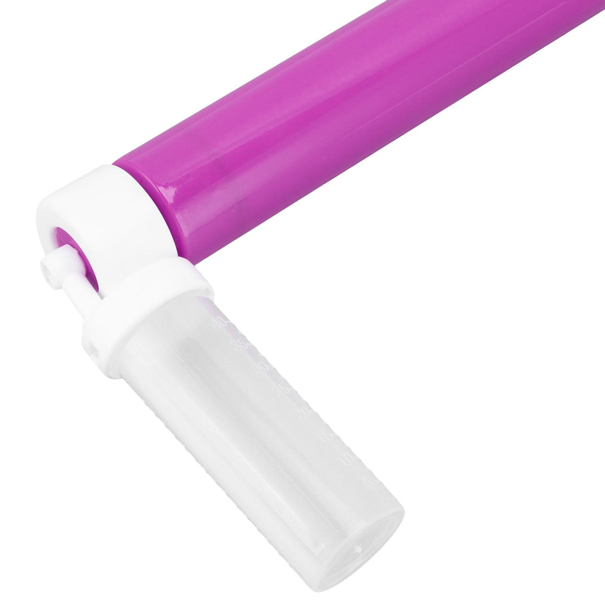 Manual Cake Airbrush DIY Multiple Colors Leakage Proof Plastic Cake Airbrush Pump with Transparent Tank for Cake Purple
