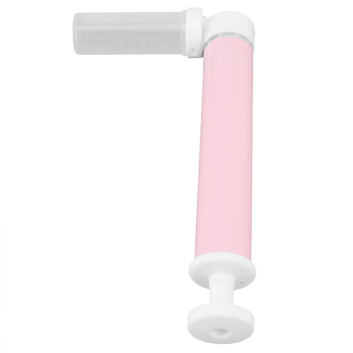 Manual Cake Airbrush DIY Multiple Colors Leakage Proof Plastic Cake Airbrush Pump with Transparent Tank for Cake Pink