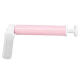 Manual Cake Airbrush DIY Multiple Colors Leakage Proof Plastic Cake Airbrush Pump with Transparent Tank for Cake Pink