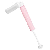 Manual Cake Airbrush DIY Multiple Colors Leakage Proof Plastic Cake Airbrush Pump with Transparent Tank for Cake Pink